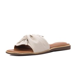Papuci dama din piele naturala, PASS Collection 1WHD2506-01, bej
