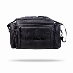 GymBeam Geantă pentru alimente Fit Prep Black + 6 recipiente