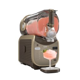 Aparat granita pentru desert Slushi MAX FS605, 4.4L, 6 programe presetate, Mocha Ninja