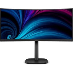 Monitor Curbat LED PHILIPS 34B2U3600C/00, 34" UWQHD, 60 Hz, 4 ms, Black