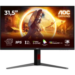 Monitor Gaming LED AOC AGON U32G4U, 31.5" UHD, 160 Hz, 1 ms, Black