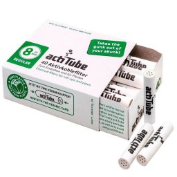 actiTube Filtre cu carbune activ Regular 8mm x40