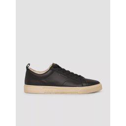 s.Oliver Sneakers barbati, casual din piele naturala, Negru (SELECTATI MARIMEA: 44)