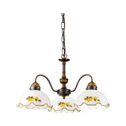 Kolarz 731.83.116 - Lustru cu lanț NONNA 3xE27/75W/230V, decor lămâi