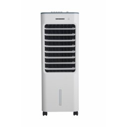 Produs Resigilat Ventilator cu efect de racire prin evaporare Heinner HACLP-M53WH, functie umidificare, 3 viteze, oscilatie unghi larg, capacitate rezervor apa: max 4.8L, filtru si rezervor apa detasabile, doua recipiente gheata, roti manevrare usoara, 50