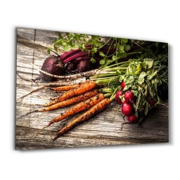 Tablou decorativ model legume pe sticla temperata 35x55 cm, imprimare UV, multicolor - Verificat A · Re-Bloom