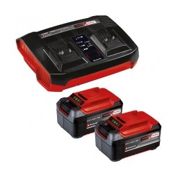 Einhell - 4512108 PXC - Set 2 acumulatori si incarcator, Li-Ion, 18 V, 5.2 Ah