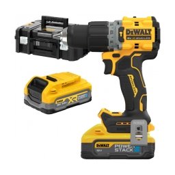 Dewalt - DCD805S2T - Masina de gaurit si insurubat cu percutie cu 2 acumulatori, Li-Ion, 18 V, 3.5 Ah, 90 Nm, motor fara perii, led iluminare, valiza speciala