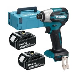 Makita - DTD158RFJ - Masina de insurubat cu impact cu 2 acumulatori si incarcator, Li-Ion, 18 V, 3 Ah, 170 Nm, M5-M16, valiza speciala