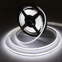 Banda led COB 12W/m 320led/m 4000K 24V IP20 rola 5m PCB 8mm