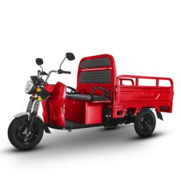 Triciclu electric 3900W, Voltarom VT5 Fara permis, 72V, 45Ah, 25 Km/h, Rosu, Autonomie 50Km