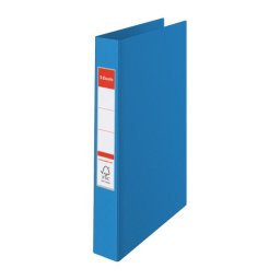 Caiet mecanic Esselte VIVIDA, PP/PP, partial reciclat, FSC, A4, mecanism 4RR, inel 25 mm, albastru