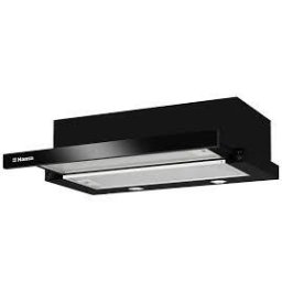 Hota OTP6243BGH - Hota de Bucatarie, 60 cm, 389 m³/h, 3 trepte, 2 Filtre Aluminiu, Iluminare LED, Negru