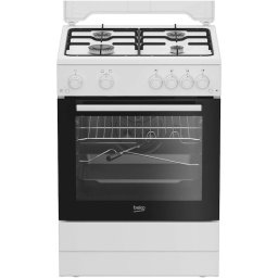 Aragaz Beko FBGT62110GWO Aragaz Gaz, 85 cm, 4 arzatoare, Alb