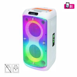 Boxa portabila pentru petrecere SAL LED Microfon BT USB