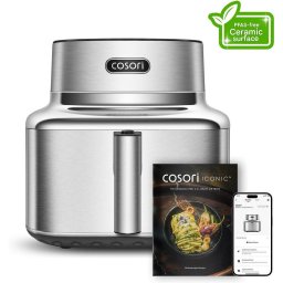 Cosori Iconic Single 6,2 L, ceramică - oțel inoxidabil - Frigider cu aer cald