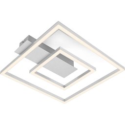 Briloner - Plafonieră LED FRAME, 22 W, 230 V, 3000 K, 30 x 32 cm, crom mat