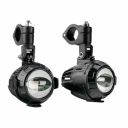 Kit proiectoare auxiliare LED pentru ceata moto Fog-X2, 12V, 30W