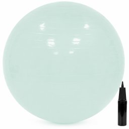 Minge fitness antiderapanta 65 cm cu pompa inclusa, verde menta
