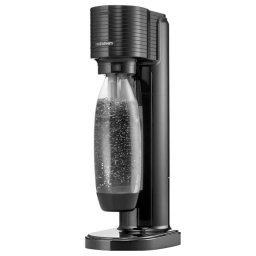 Aparat de apă carbogazoasă SodaStream GAIA, 1 l, carbonatare manuală, 2 etape, fără BPA, negru