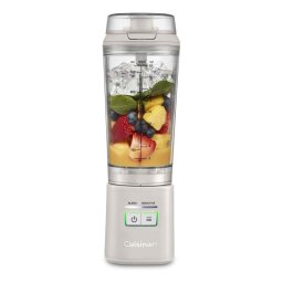 Blender portabil Cuisinart Blast & Go PBL100E, 120 W, 500 ml, 20.000 rpm, 2 moduri, Fara BPA, Incarcare USB-C, Alb