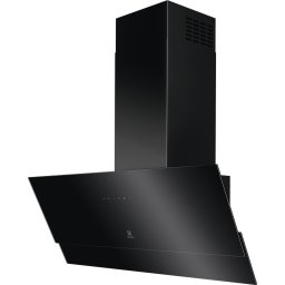 Hota Hota Decorativa, 90 cm, 700 m³/h, 3 Trepte, Filtru Aluminiu + Carbon, Iluminare LED, 65 dB, Negru, Touch Control