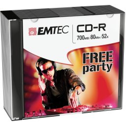 Emtec CD-R 700MB/80MIN 52x Free Party 10 pcs