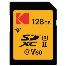 Card memorie Card de memorie SD Kodak Ultra Pro 128 GB, UHS-II, U3, V60, Citire 300 MB/s / Scriere 110 MB/s