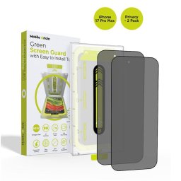 Folie privacy Mobile Origin Screen Guard pentru iPhone 17 Pro Max, aplicator inclus, set 2 bucati