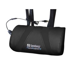 perna cu masaj sandberg 640-85, usb, compatibil cu scaun de birou