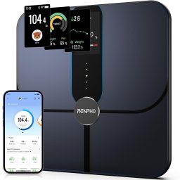 cantar smart digital renpho r-a031 body composition, wifi, bluetooth, greutate, bmi, grasime corporala, muschi, oase, apple heal