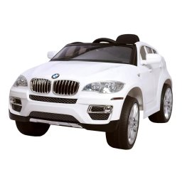 Masina De Jucarie Cu Baterie, Telecomanda, Mp3, Usb, Lumini Si Sunete, Bmw X6 - White