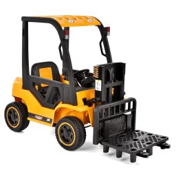 Stivuitor De Jucarie Pe Baterie, Mp3, Usb, Telecomanda, 3-8 Ani, Hecht 52108 Yellow