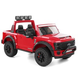 Masina De Jucarie Cu Baterie, Mp3, Bara Luminoasa, 3-8 Ani, Ford F450 Red