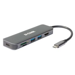 DLINK 6-IN-1 USB-C HUB DUB-2327