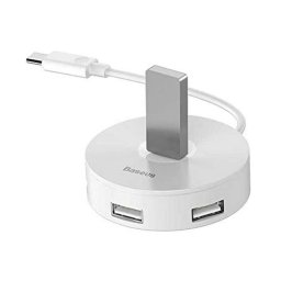 Hub extern Baseus Airjoy10 cm, alb