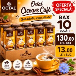 Băutură instant din cicoare și cafea OCTAL Café, bax 10 × 100 g