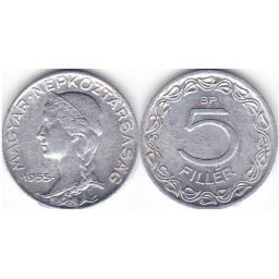 Ungaria 1959 - 5 filler, circulata