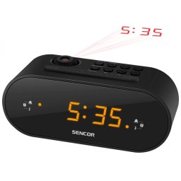 SENCOR SRC 3100 cu radio ceas cu alarmă negru