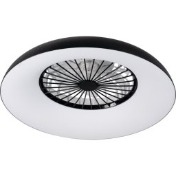 Kanlux 46371 - Corp de iluminat LED RGBW dimabil cu ventilator PLAVE PAN LED/48W/230V CCT negru + telecomandă