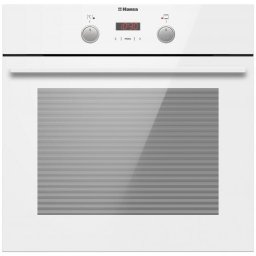 Cuptor incorporabil Hansa BOEW68465, 65L, electric, 8 functii, Grill, Butoane push-pull, Display LED, sticla alba