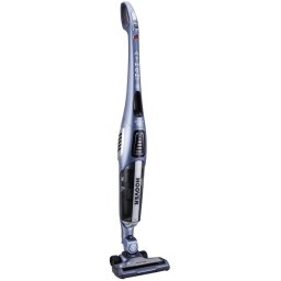 Aspirator vertical fara sac Hoover ATV324LD 011, 32.4V, 120 min, Sistem Cyclonic, Display LED, 1 L, Perie pivotanta, Argintiu