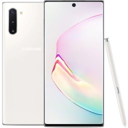 Telefon mobil Samsung Galaxy Note 10, Dual SIM, 256GB, 8GB RAM, 4G, Alb
