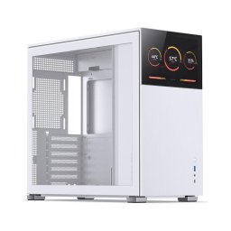 Carcasa PC Jonsbo D41, ATX, mATX, sticla securizata, Alb