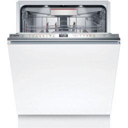 Masina de spalat vase incorporabila Bosch SBV6ZCX05E, 14 seturi, 8 programe, Clasa B, Home Connect, 60 cm, Alb