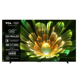 Televizor TCL Mini LED 98Q7C, 248 cm, Smart Google TV, 4K Ultra HD, WiFi, CI+, (Model 2025), Negru