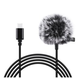 Microfon lavaliera Puluz PU425 1.5m USB-C / Type-C​, hands free