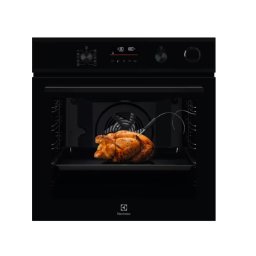 Cuptor electric incorporabil Electrolux EOC6P77H, 72 L, convectie, grill, functie „SteamCrisp” (gatire cu abur), Negru