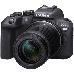 Aparat foto mirrorless KIT Canon EOS R10 + obiectiv RF-S 18-150mm F3.5-6.3, IS STM, Negru