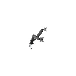 Suport monitoare birou IctBox IB-MS304-T, 27″, 68 cm, greutate maxima suportata 6.5 kg, Negru